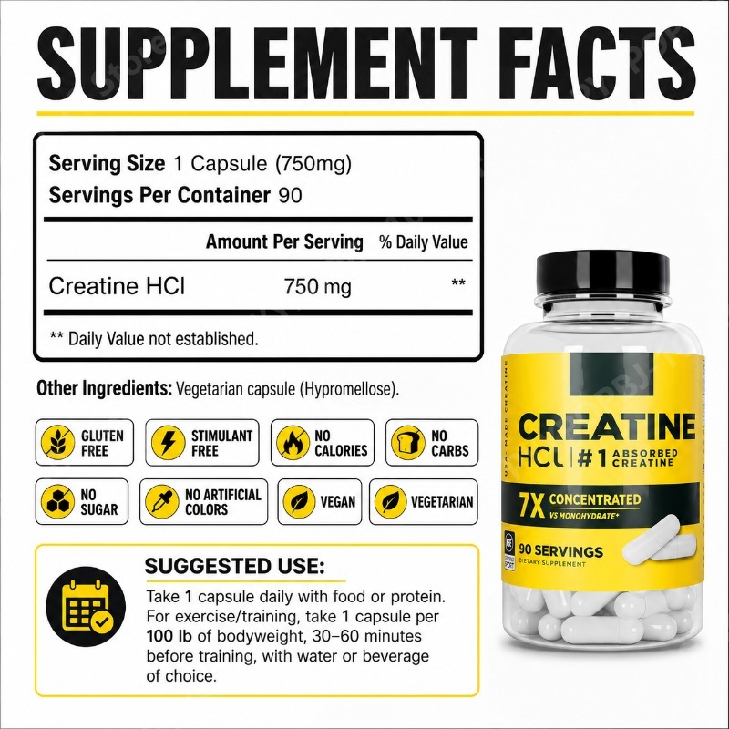 ครีเอทีน เอชซีแอล 750 มก. 90 แ - Nutrition Of Fitness บทวิจารณ์และราคา